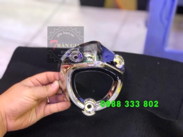 Ốp đuôi pô ex 150 xi inox