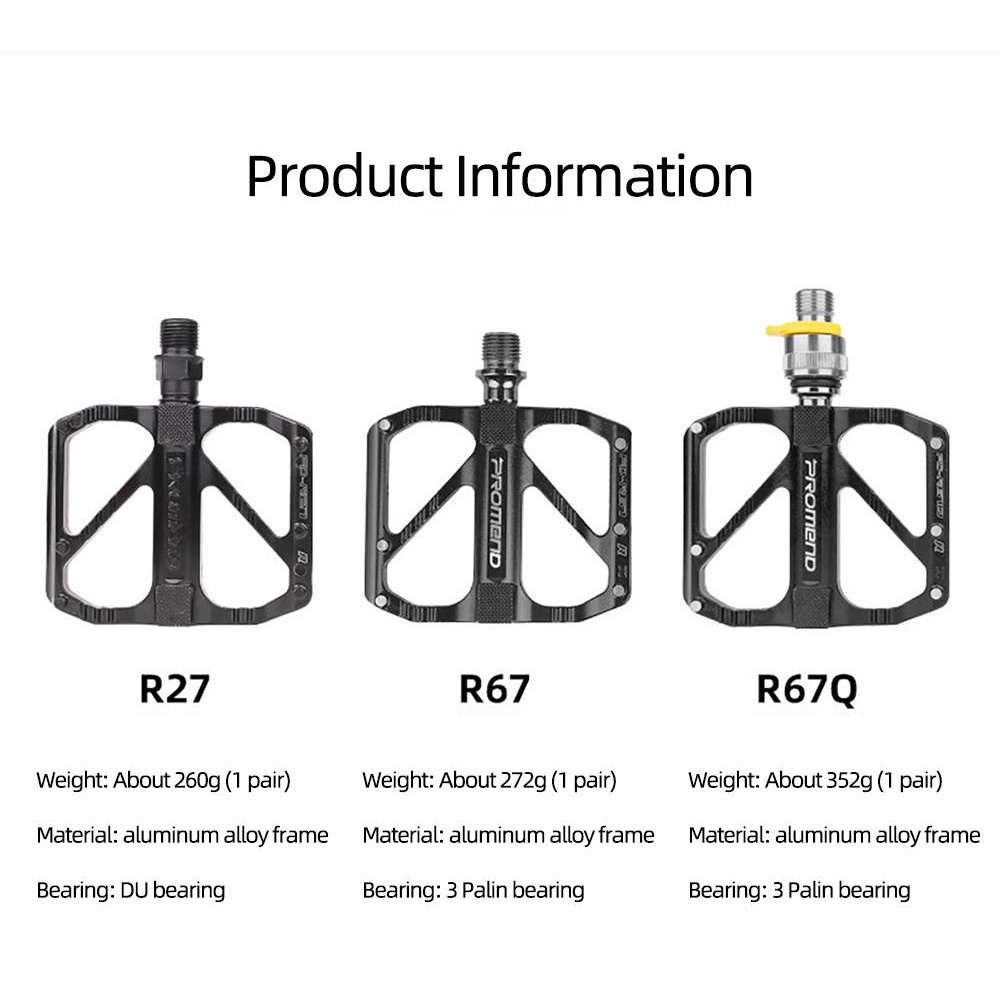 Cặp bàn đạp xe đạp thiết kế siêu nhẹ chống trượt từ hợp kim nhôm