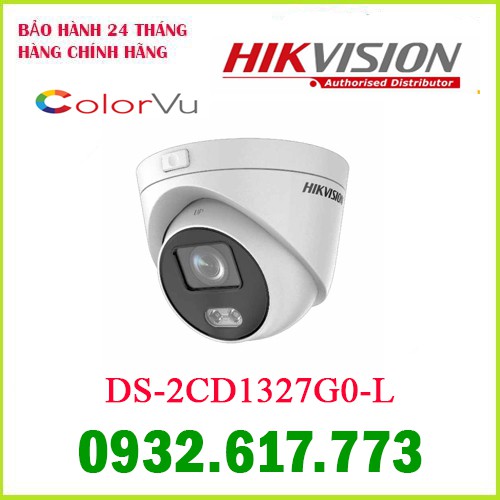 Camera IP Dome COLORVU Lite 2.0 Megapixel HIKVISION DS-2CD1327G0-L