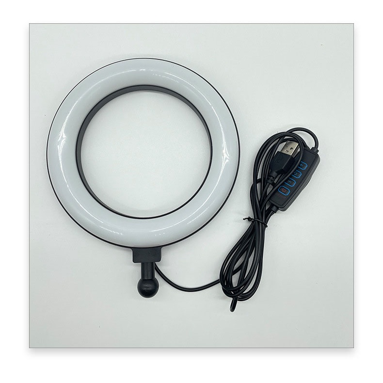 Đèn livestream để bàn 3 kẹp giá rẻ, đèn quay video chụp ảnh 3 giá đỡ điện thoại -DC4761