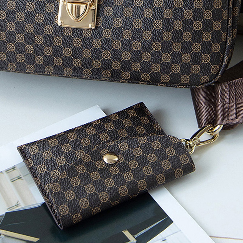 Túi đeo vai in họa tiết cổ điển thời trang cho nữ