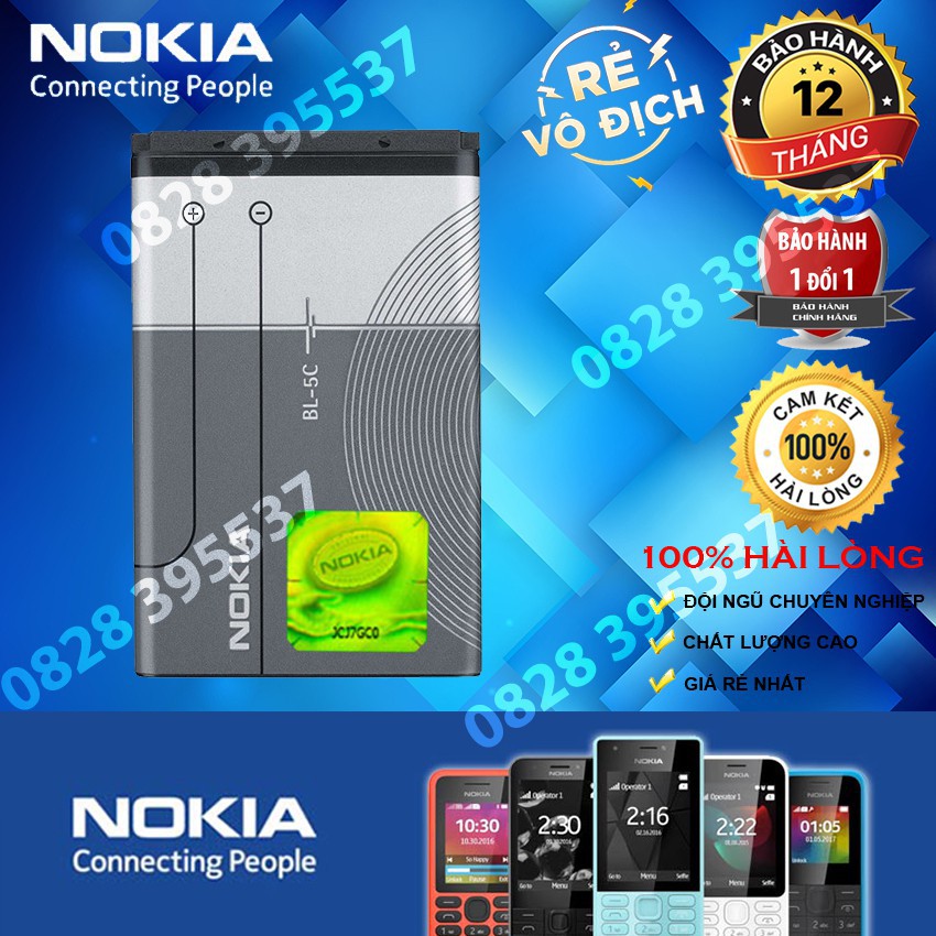 PIN ĐIỆN THOẠI NOKIA BL5C BL-5C CHẤT LƯỢNG CAO - HÀNG CHÍNH HÃNG