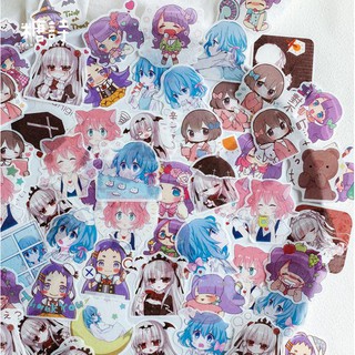 Sticker dán Chibi Girl
