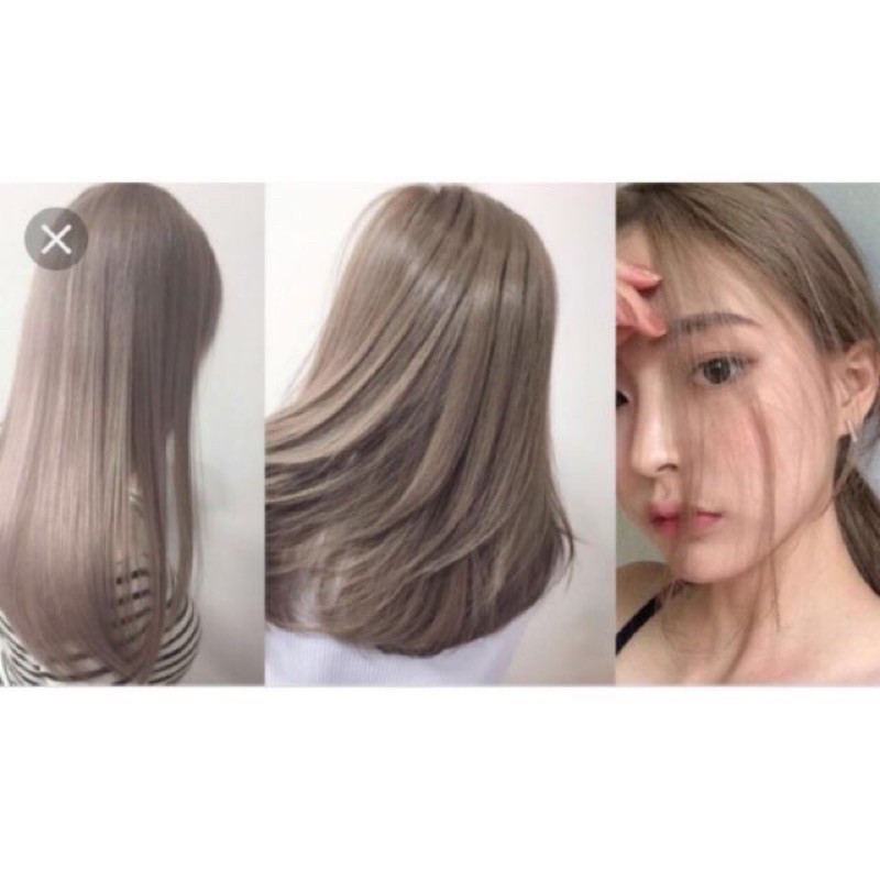 Thuốc nhuộm tóc màu nâu tro tặng oxy và bao tay | BigBuy360 - bigbuy360.vn