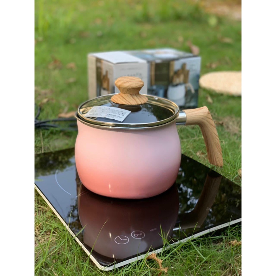 Nồi chiên ngập dầu có vòi rót 15cm Nhật Bản