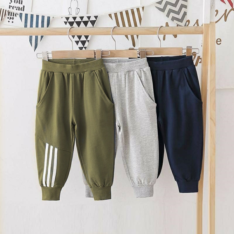 Quần Thể Thao Kẻ Sọc Cho Bé 4 Màu Size 8-20kg