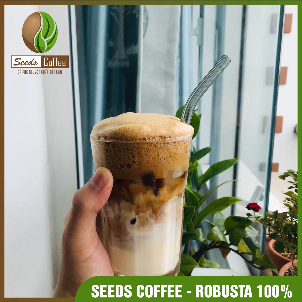 Cà phê rang xay nguyên chất Đắk Lắk - Robusta 500g | BigBuy360 - bigbuy360.vn