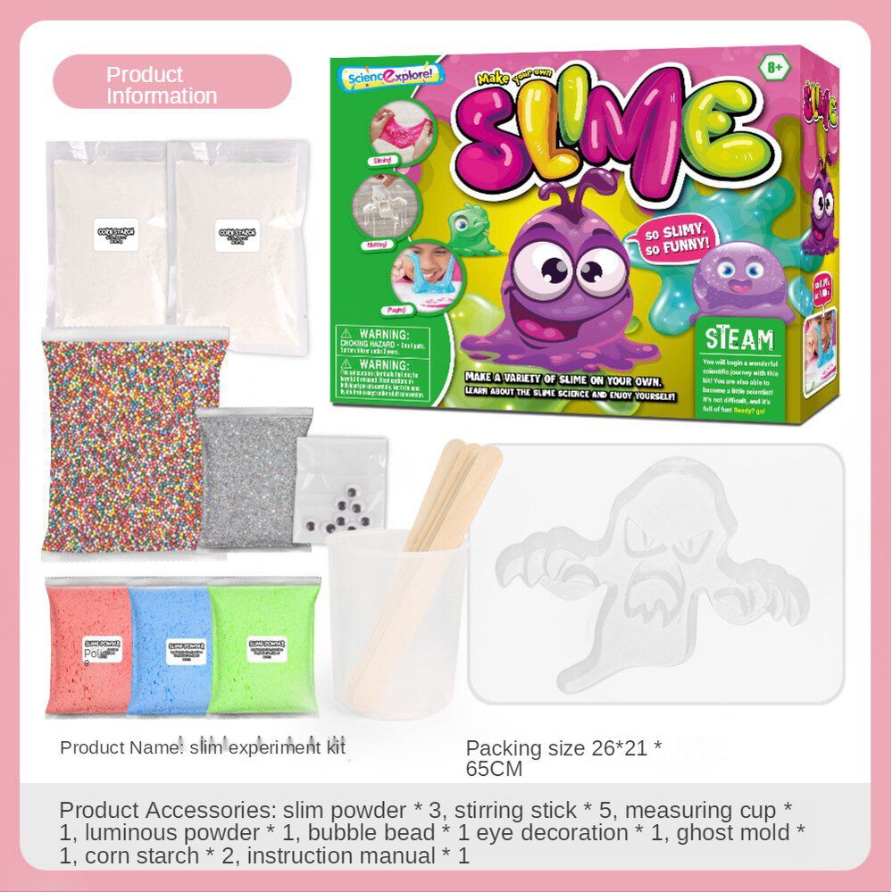 Bộ đồ chơi làm slime thí nghiệm khoa học cho trẻ em