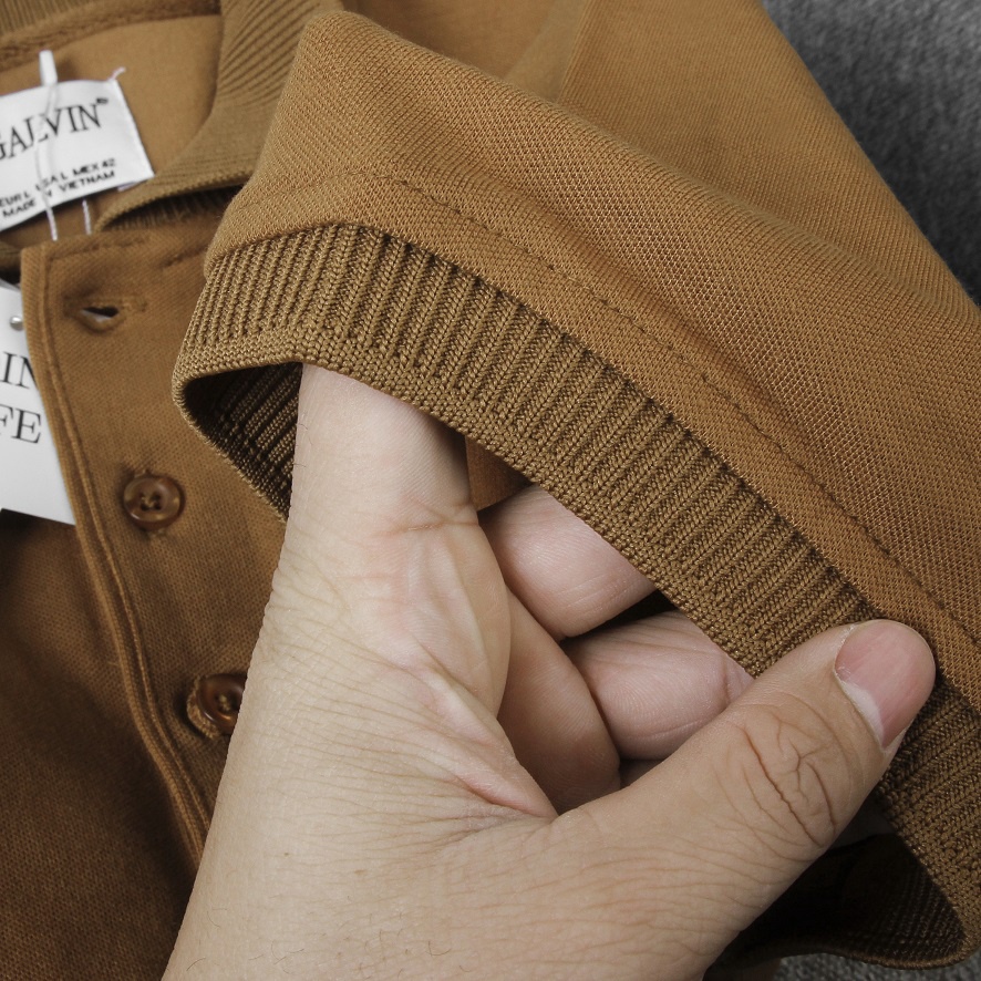 Áo Polo nam Leo Vatino vải Cotton cá sấu cao cấp xuất xịn dệt bo dày dặn chuẩn form áo thun cổ bẻ tay ngắn - Galvin E4 | BigBuy360 - bigbuy360.vn