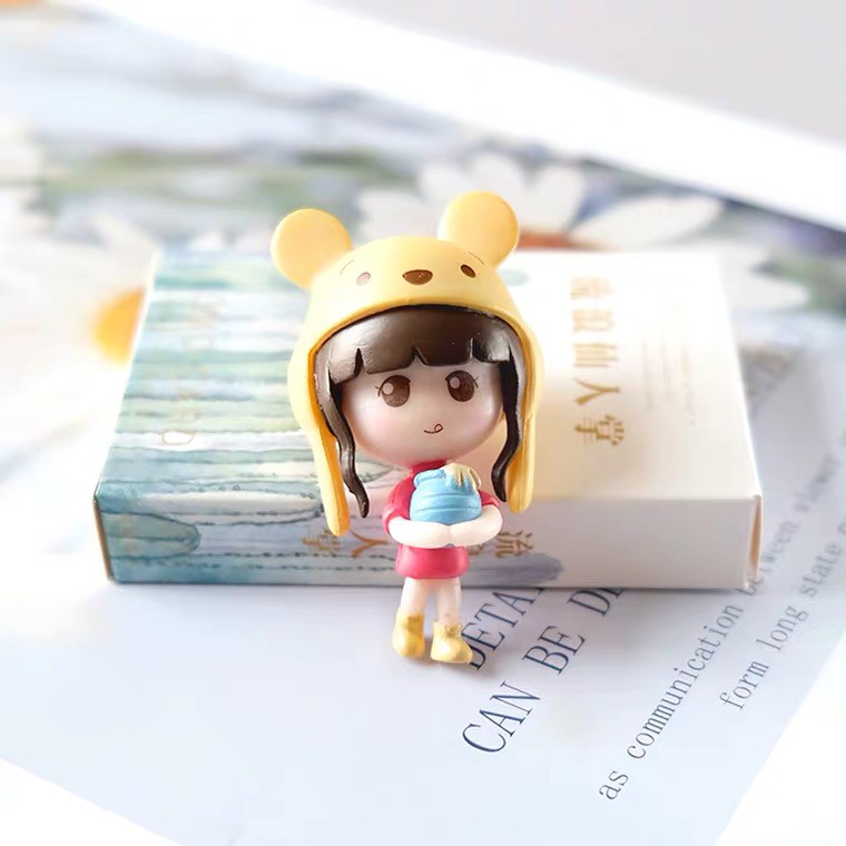 Tiểu cảnh cô gái chibi Terrarium đáng yêu