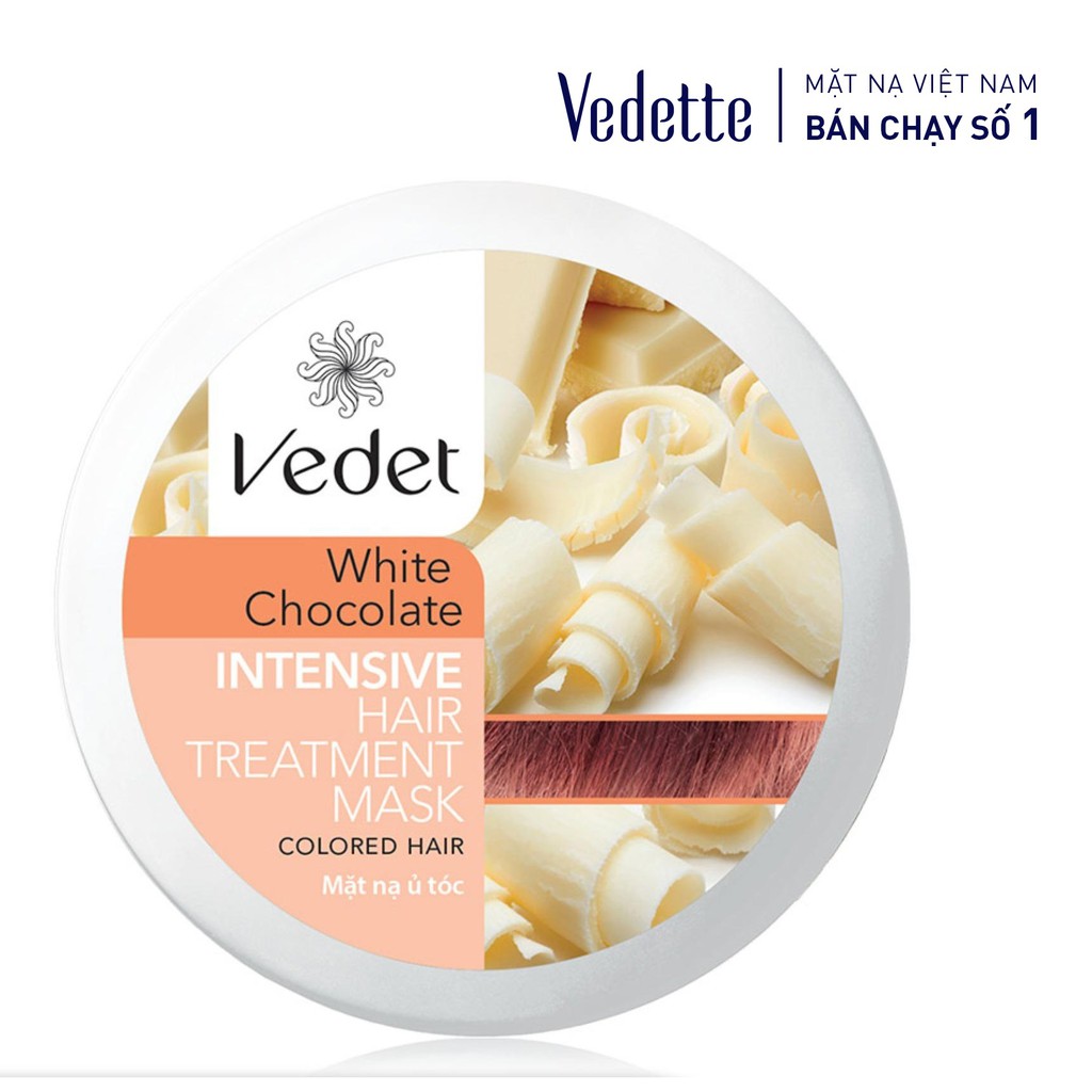 Mặt nạ ủ tóc Sôcôla Trắng Vedet 110g | BigBuy360 - bigbuy360.vn