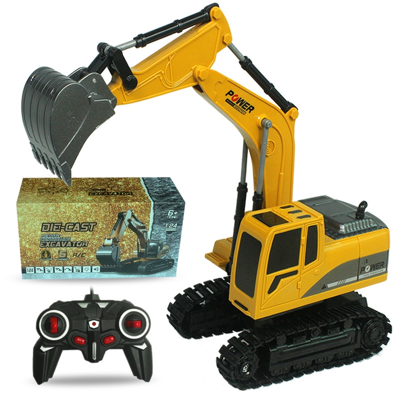 Đồ Chơi Máy Xúc Điều Khiển Từ Xa Cho Bé