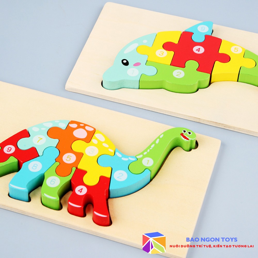 ĐỒ CHƠI GHÉP HÌNH THEO SỐ THỨ TỰ MONTESSORI GIÚP BÉ RÈN LUYỆN TƯ DUY VÀ LÀM QUEN CÁC CON SỐ- BAO NGON TOYS