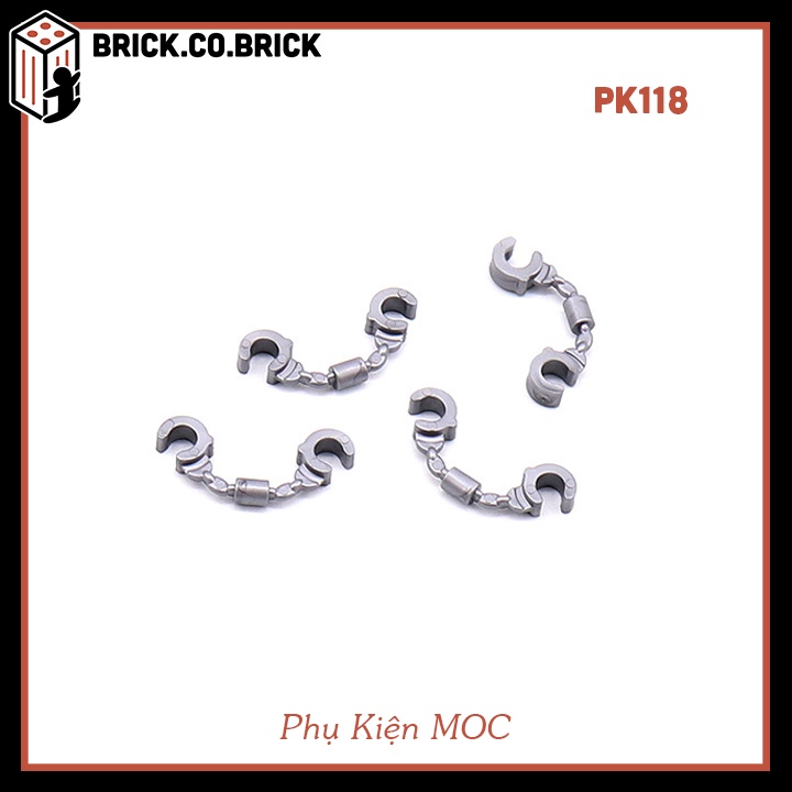 Phụ Kiện Còng Tay Số 8 Bắt Cướp Đồ chơi Lắp ráp Mini MOC Army Quân Đội SWAT PK118