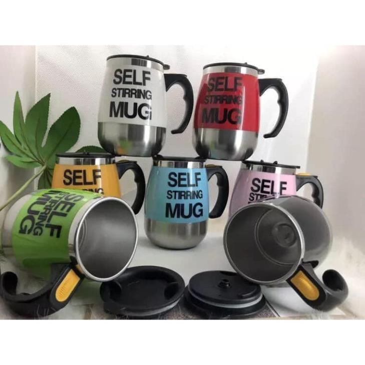 LY TỰ KHUẤY GIỮ NHIỆT LỚN 450ML - LY TỰ ĐỘNG KHUẤY - LY GIỮ NHIỆT TỰ KHUẤY AUTO MAGNETIC MUG