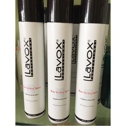 Keo xịt, gôm xịt tóc Lavox 420ml