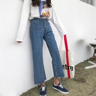 Quần jeans ống rộng ulzzang