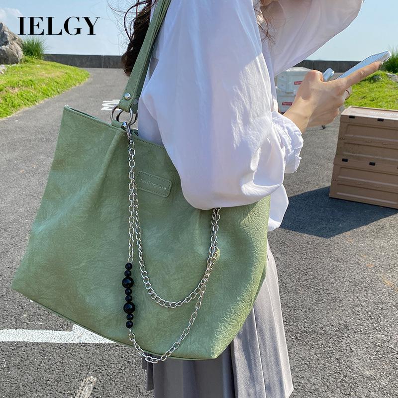 IELGY Túi Đeo Vai Cỡ Lớn Thiết Kế Đơn Giản Thời Trang Cho Nữ