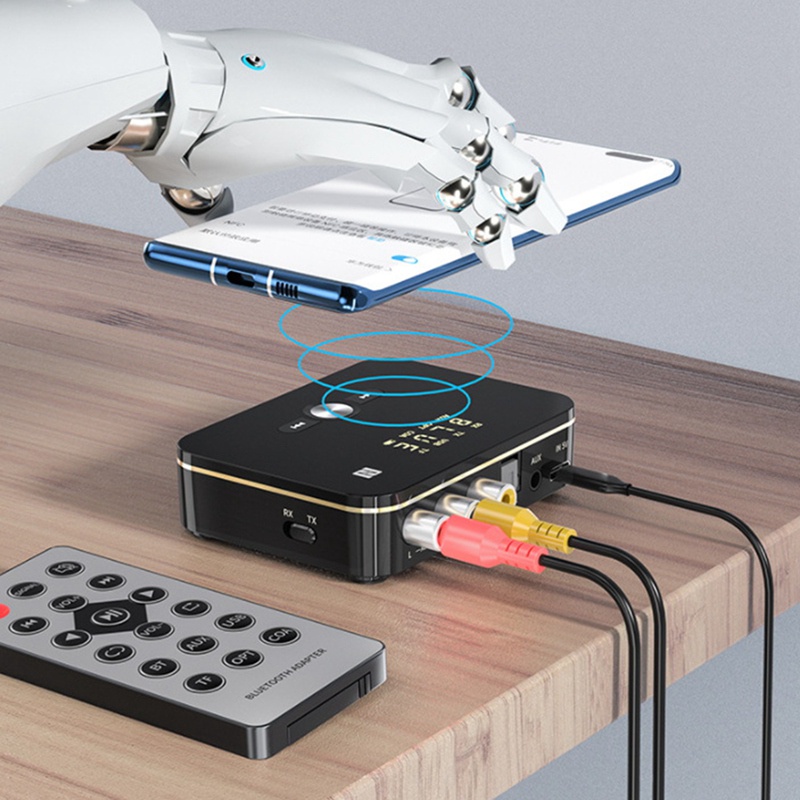 Thiết bị thu phát âm thanh Bluetooth 5.0 RCA APTXLL 3.5mm AUX M8