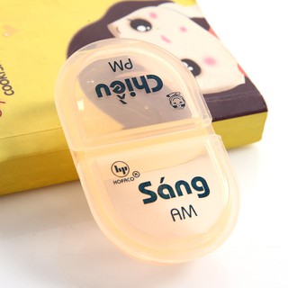 PHÂN LIỀU THUỐC 2 NGĂN SÁNG CHIỀU