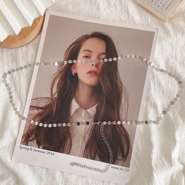 Body chain lấp lánh thắt eo sexy C001 Meo shop - Chain eo bụng ngọt ngào phong cách cá tính