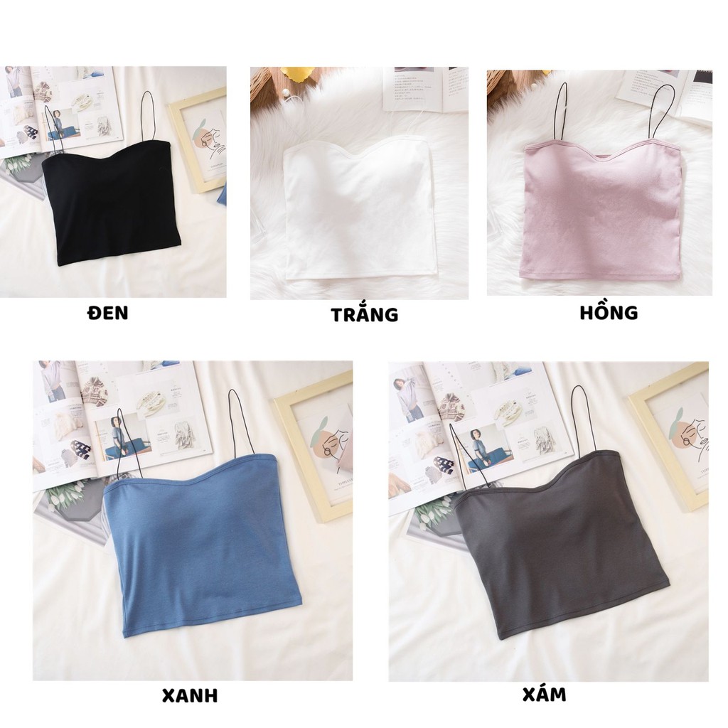 Áo Bra Nữ 2 dây Nâng Ngực nhiều màu nâng vòng một gợi cảm mẫu Bra01 | BigBuy360 - bigbuy360.vn