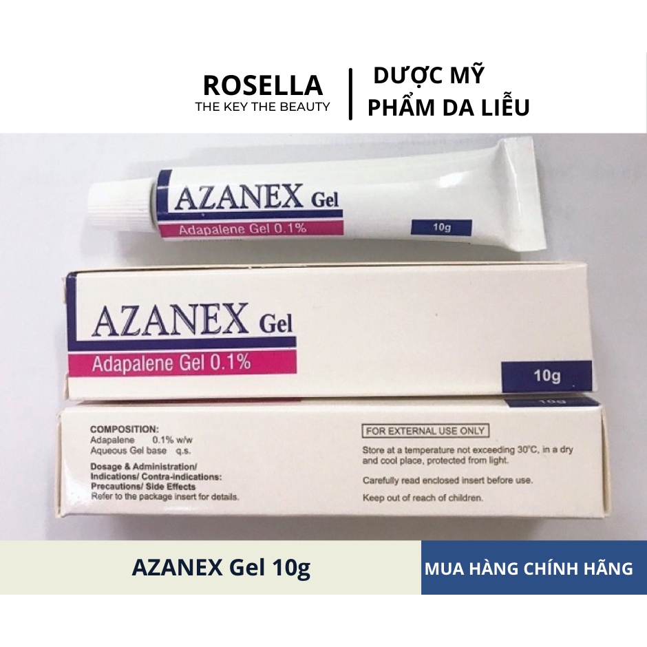 AZANEX 10g- Gel giảm mụn ẩn, viêm, trứng cá