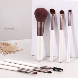 Set 7 Cọ Trang Điểm Mắt Sợi Lông Mềm Tay Cầm Bằng Gỗ