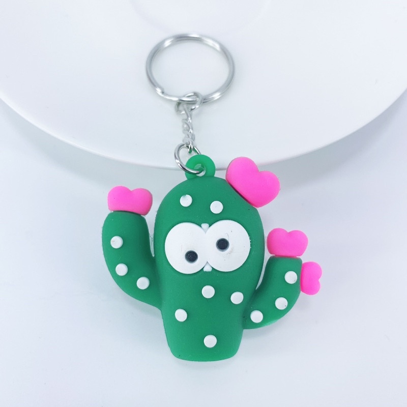 Móc Khoá Hình Cây Xương Rồng Cute