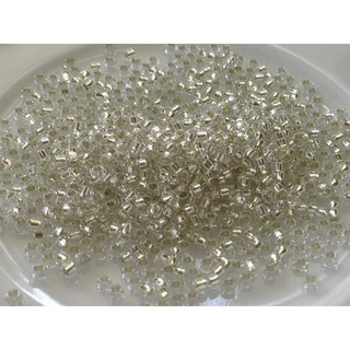 Cườm Matsuno Nhật nhí màu silverline 10g