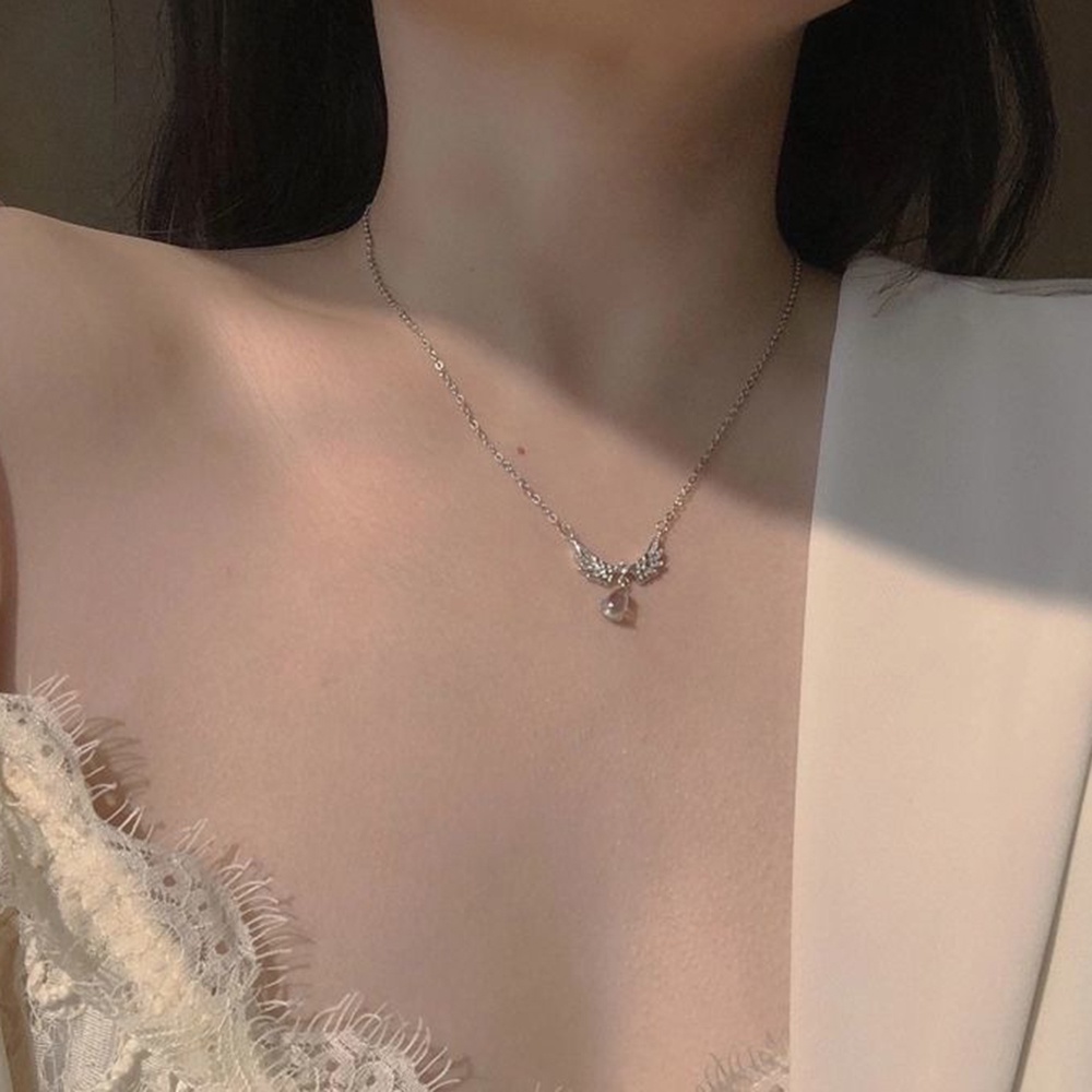 Vòng Cổ Choker Hình Đôi Cánh Thiên Thần Thời Trang Dành Cho Nữ