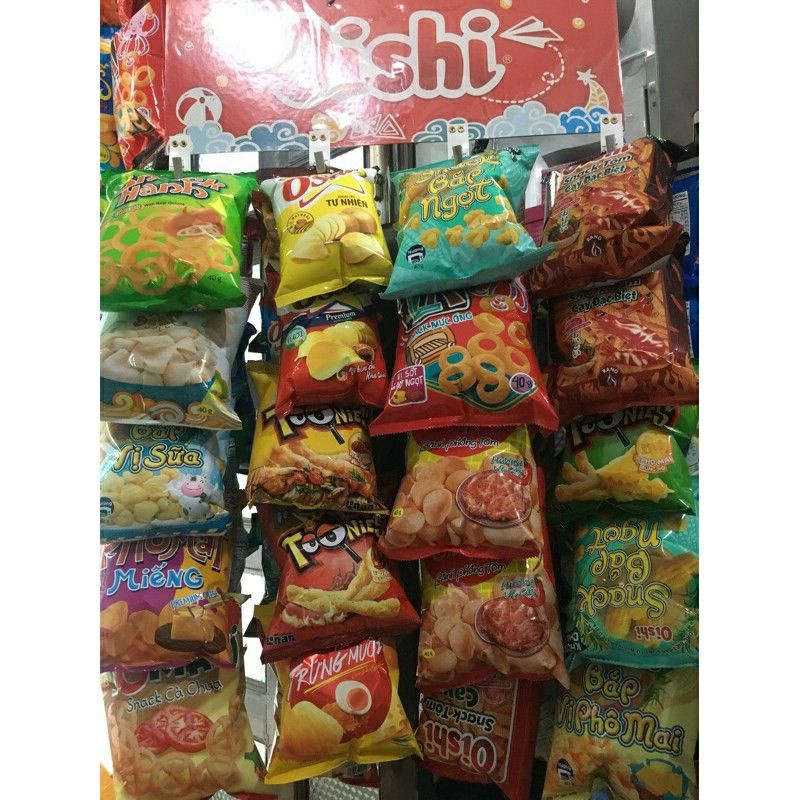 Combo 10 bịch Bánh Snack Oishi® 15g  nhiều loại và đủ vị