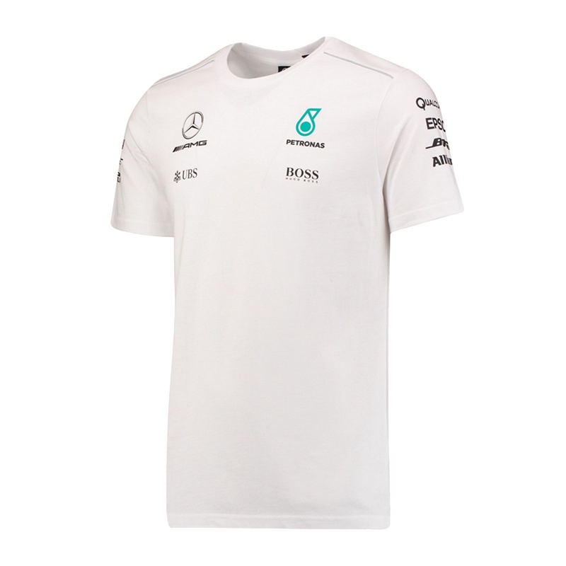 2022 Mới F1 Racing Suit + Benz Team F1 Jersey + Áo thun ngắn tay Unisex mùa hè
