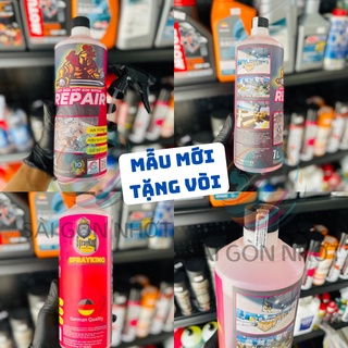 3 chai Sprayking : Super Wash xà bông bọt tuyết, sprayking tẩy nhớt, sprayking Repair tẩy nhôm