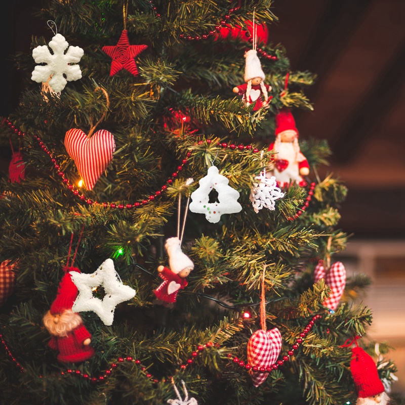 Set 6 Bông Tuyết Trang Trí Cây Thông Noel