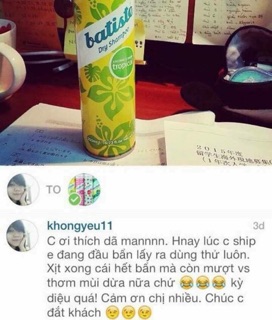 Dầu Gội Khô Batiste