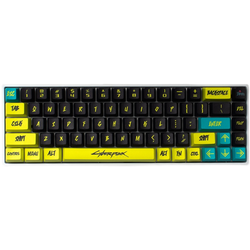 Cyberpunk  keycaps  OEM profile  Dye-Sublimation PBT keycap  122keys