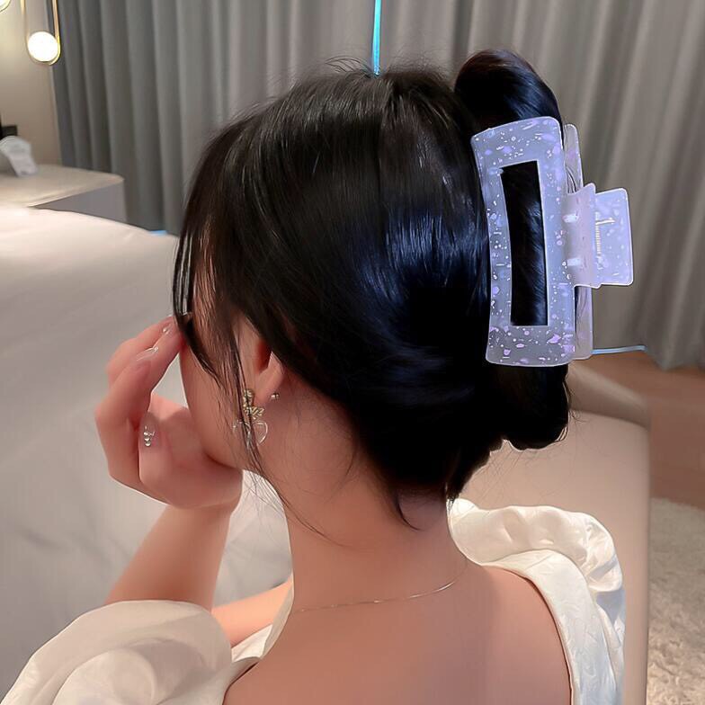 Kẹp tóc càng cua lớn vẩy màu thời trang Hàn Quốc Mua Tất (muatatshop)