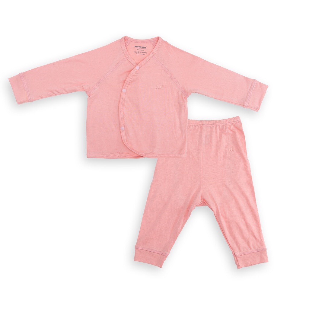 Bộ dài tay cài chéo Nature Wear