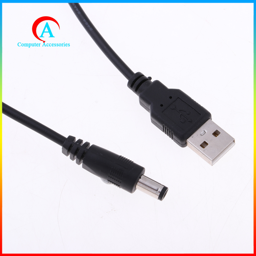 Dây Cáp Chuyển Đổi Đầu Usb 2.0 A Male Sang Dc 5.5x2.1mm 5v | BigBuy360 - bigbuy360.vn