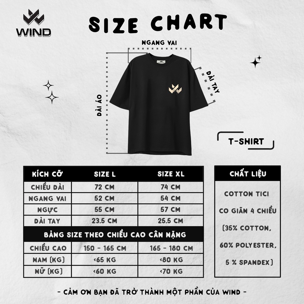 Áo thun tay lỡ WIND bản Premium phông unisex form rộng Boy Mỳ nam nữ ulzzang oversize | BigBuy360 - bigbuy360.vn