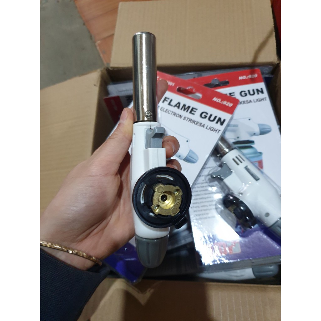 Đầu khò ga Mini Flame gun 920 Nhật Bản (Đầu khò lửa cầm tay sử dụng bình gas mini)