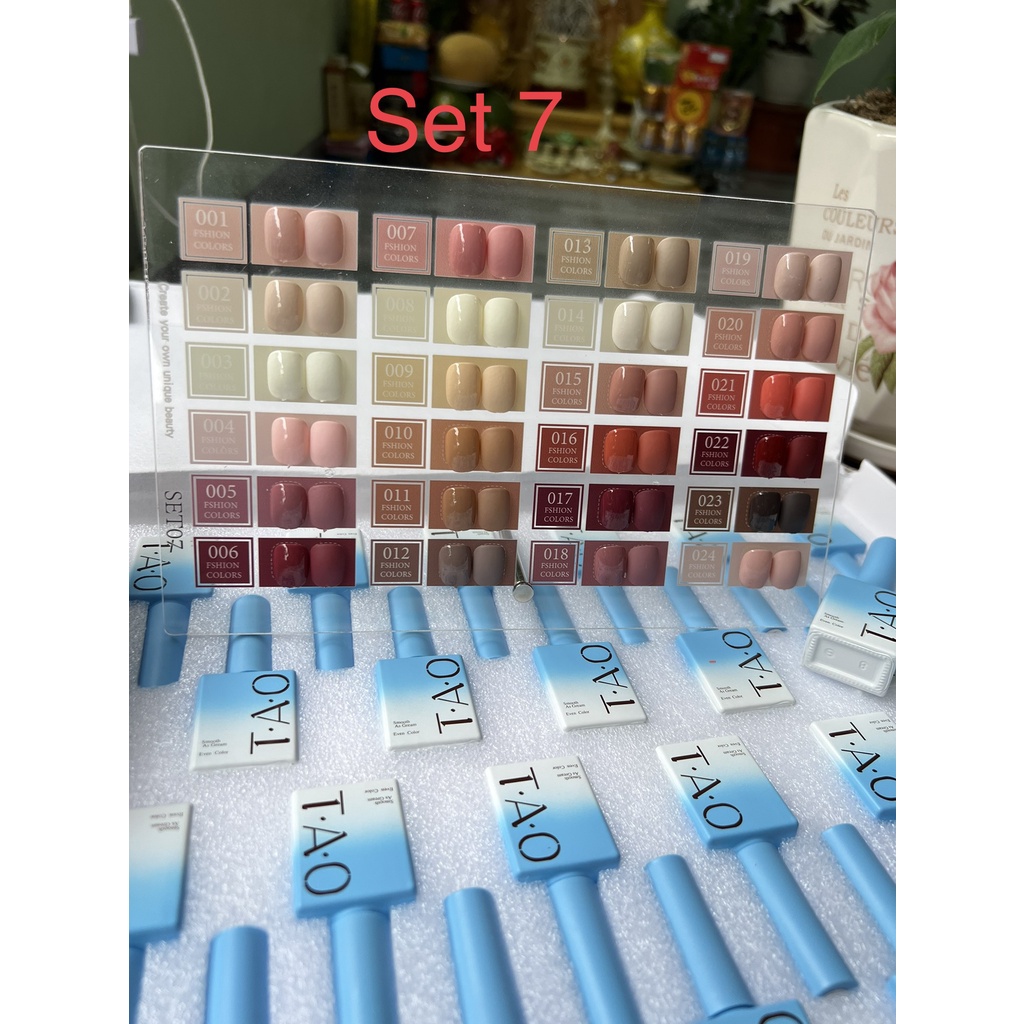 Sơn Gel TAO Sét 24 Màu - Tặng Kèm bảng màu