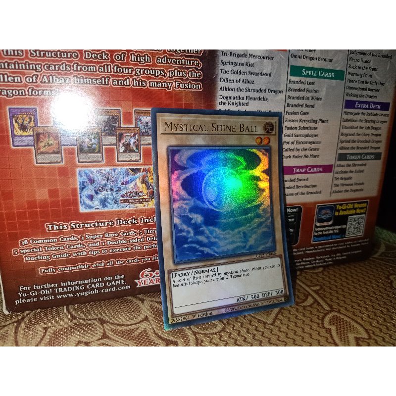 Thẻ bài: Mystical Shine Ball - GFP2-EN046 - Ultra Rare 1st Edition