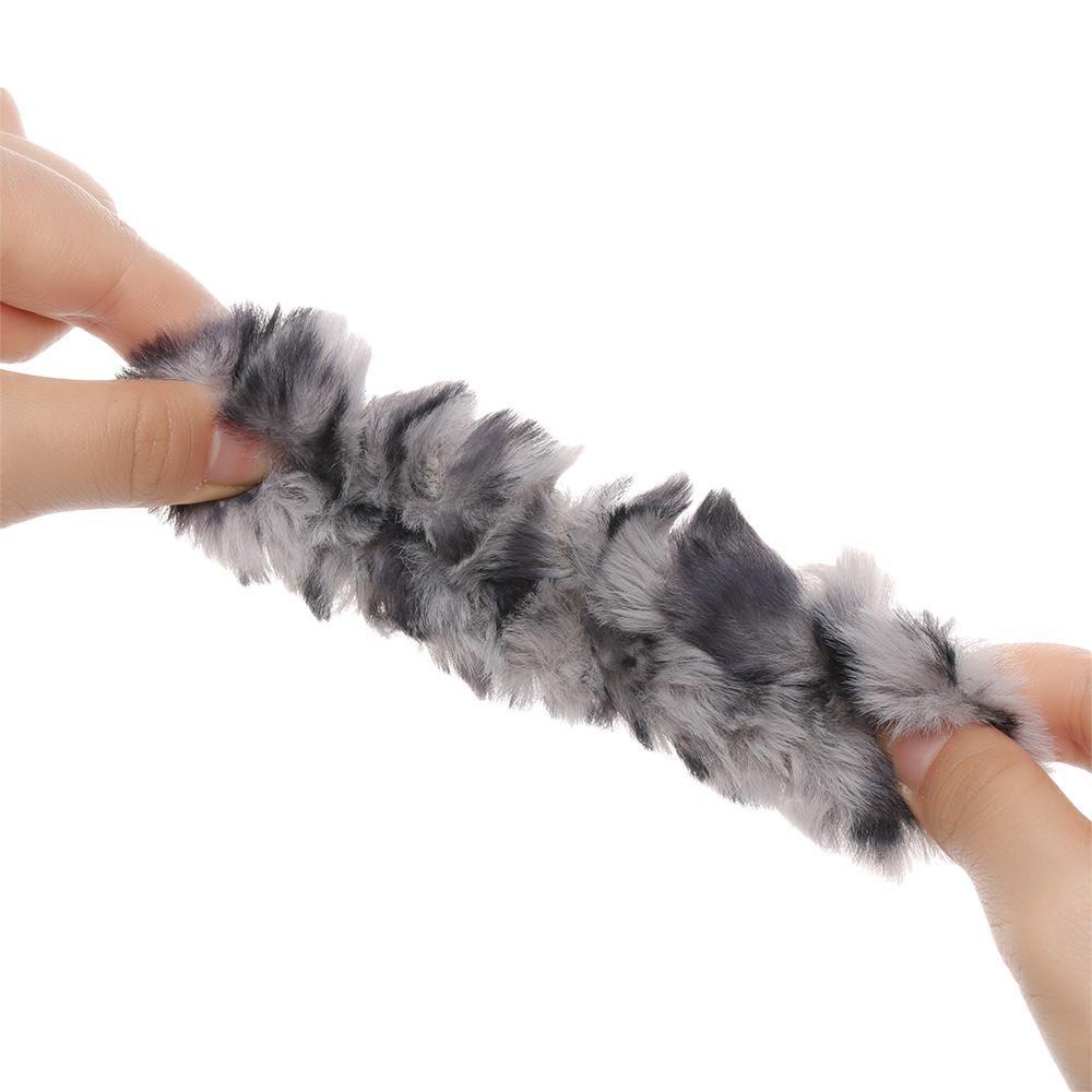 Dây Cột Tóc Đuôi Ngựa Bằng Lông Nhung Thời Trang
