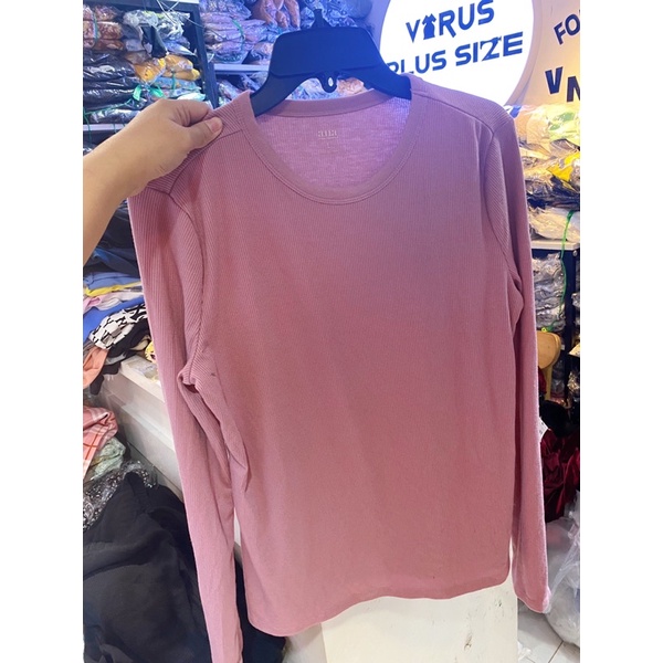 Áo ana cổ tròn bigsize thun gân