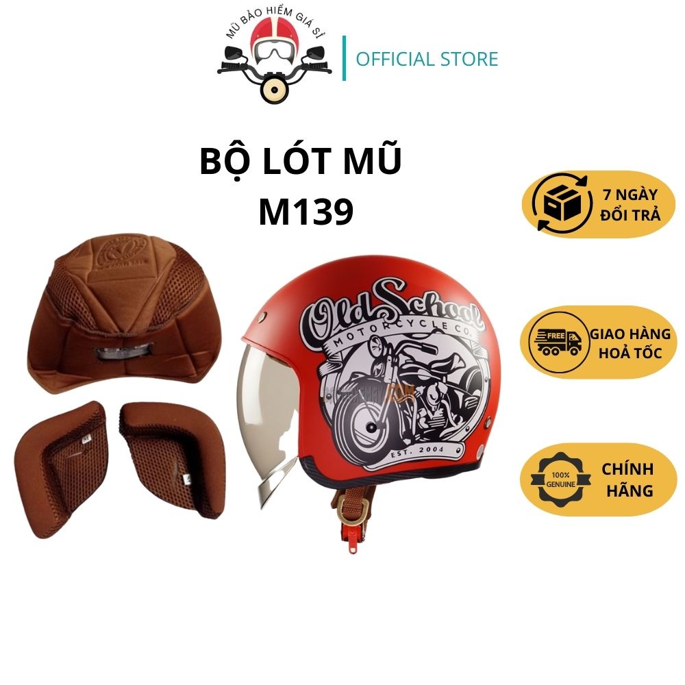 Bộ Lót thay thế Mũ bảo hiểm M139 mẫu mới