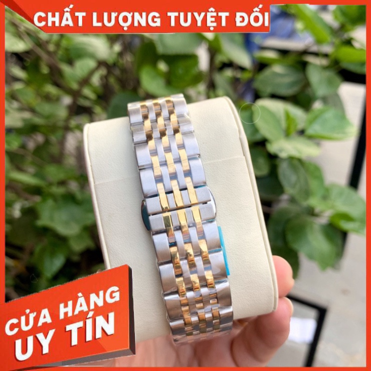 Đồng Hồ Nam citizen Sapphire CZ025 Mặt caro Cọc La Mã Máy Pin Nhật Chống xước Tuyệt Đối