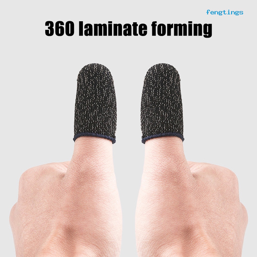 1/2 Bao Ngón Tay Chơi Game Điện Thoại Thoáng Khí Chống Trượt Có Thể Chạm Cảm Ứng