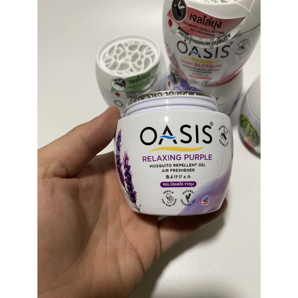 (Chính hãng)Sáp thơm phòng đuổi muỗi OASIS 180g Thái Lan